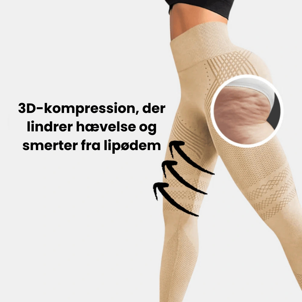 Cellumove 3D Leggings – Sig farvel til smerter og hævelse ved lipødem på en naturlig måde